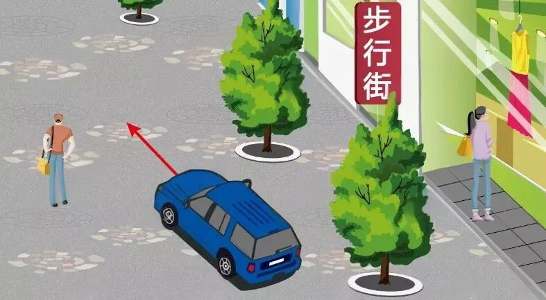 如图所示，驾驶机动车可以在该路段通行。