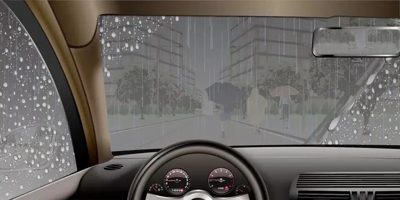 如图所示，雨天遇到这些撑雨伞和穿雨衣的行人在路边行走怎样通行…