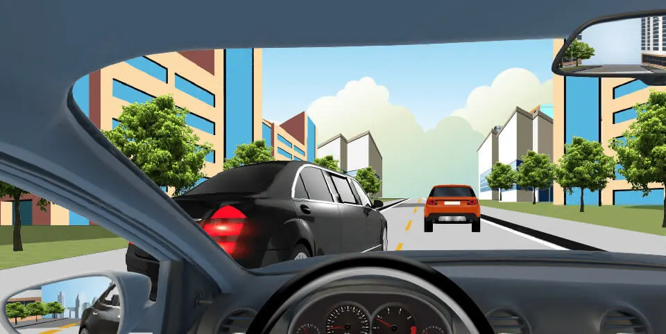 如图所示，在这条城市道路上行驶的最高速度不能超过多少？