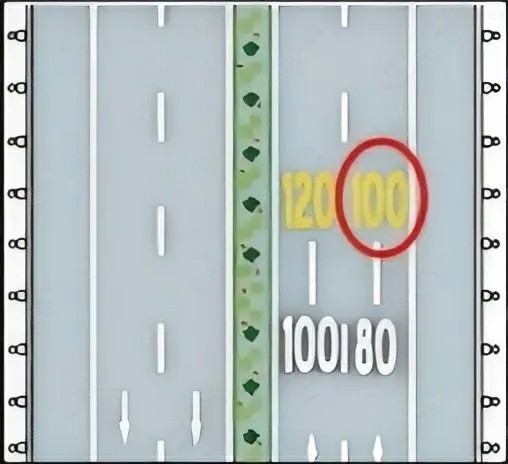 红圈内路面标记表示该车道（）。