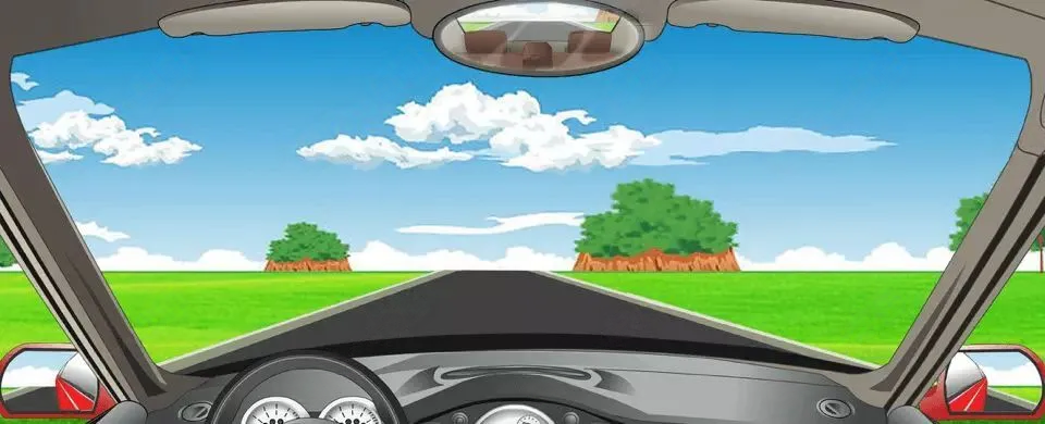 驾驶机动车在这种道路上如何通行?