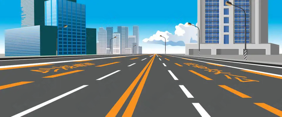 道路上划设这种标线的车道内允许下列哪类车辆通行?
