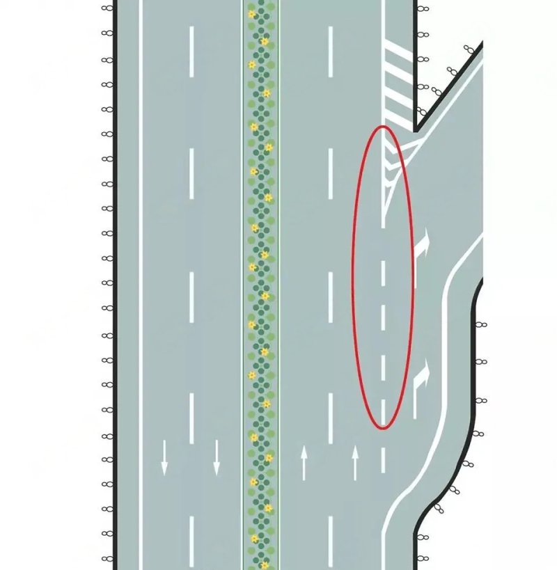 道路出口标线