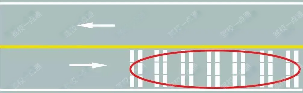 路面上的白色标线是何含义?