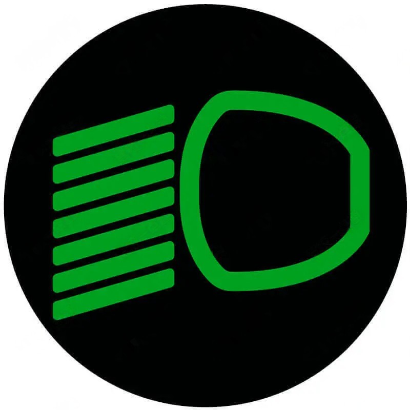 图中指示灯亮表示（）。