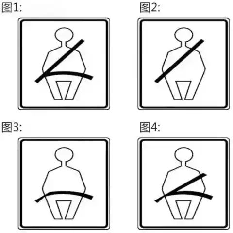 以下安全带系法正确的是？