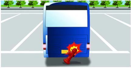 发生该事故的主要原因是驾驶人倒车前没有进行安全确认。（如下图…