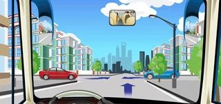 驾驶机动车在这种情况的路口哪辆车优先通行？（如图）